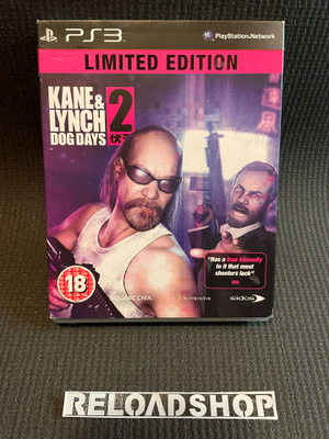 Kane & Lynch 2 Dog Days - Limited Edition+ SLEEVE PS3 - CiB