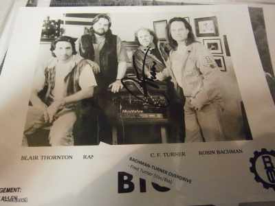BACHMAN - TURNER OVERDRIVE B/W PROMOKUVA NIMMARILLA