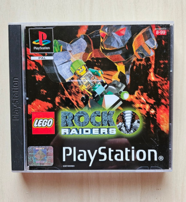 Play Station 1 -peli: Rock Raiders