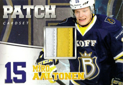 2014-15 Cardset  MIRO AALTONEN ESPOO BLUES Patch