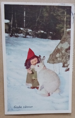Hyvät ystävät - tonttutyttö ja jättipupu, p. 1951 + r.Tubi