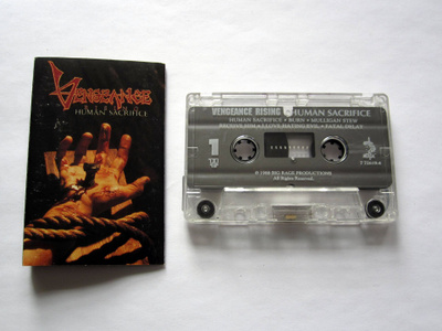 VENGEANCE RISING Human Sacrifice C-KASETTI 1988