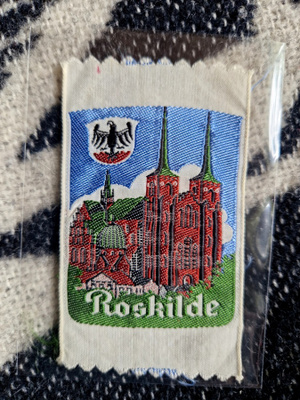 Roskilde vintage kangasmerkki