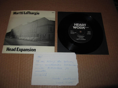 Martti LeThargie 7" Head Expansion,PS v.1979 RARE!