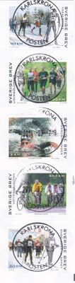 RUOTSI - 2014 Fa 2984/88 VIISILÖ LEIMATTUNA