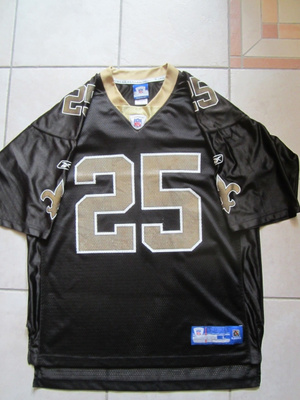 NFL PELIPAITA NEW ORLEANS SAINTS REEBOK REGGIE BUSH