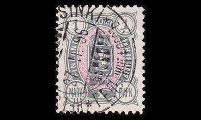 32 o Vaakuna 1 mk Helsinki 27.11.96 (1889)
