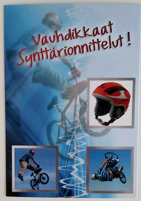 "Vauhdikkaat Synttärionnittelut!"-KULKEMATON POSTIKORTTI