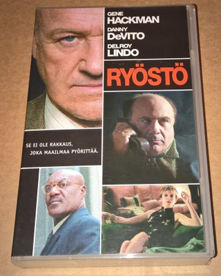 RYÖSTÖ  GENE HACKMAN  DANNY DEVITO VHS 2001