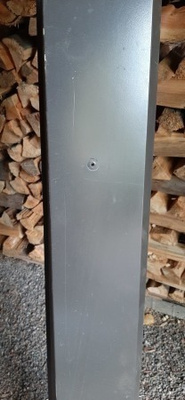 Musta rännikouru räystäskouru 205 cm pitkä