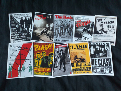 THE CLASH -- postikorttisetti  (Upea Lahja !!) #6