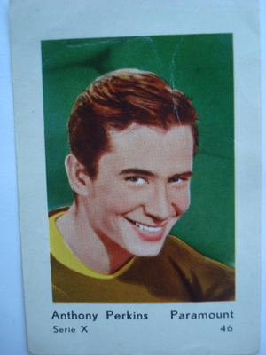 Purkkakuvat Hellas: Serie X  46, Anthony Perkins