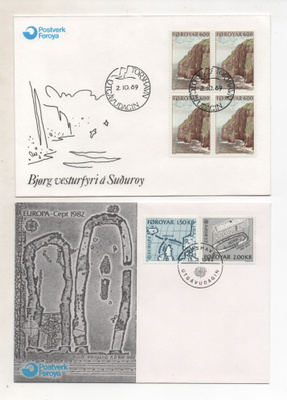FÄRSAARET kaksi FDC  1989 ja 1982