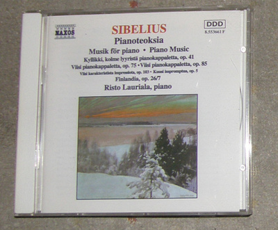 Sibelius - Pianoteoksia - CD