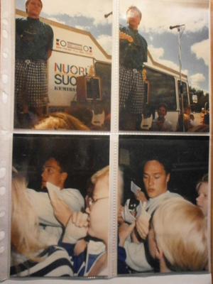 Nuori Suomi 1995 -tapahtuma, Teemu Selänne ym. 8 valokuvaa
