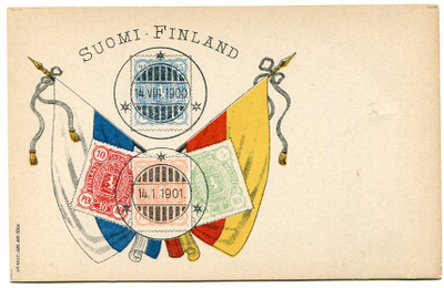 POSTIKORTTI 1901 - SORTOKAUSI - LIPPUAIHE