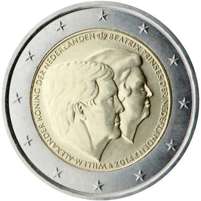 HOLLANTI ERIKOISEURO 2 EUROA 2014 (KUNINGATAR BEATRIX) 