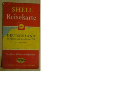 Shell Reisekarte  Deutschland  1 : 1 000 000
