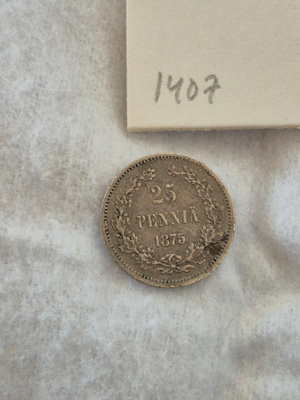 25 penniä 1875, Suomi