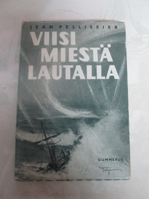VIISI MIESTÄ LAUTALLA ; jean pellissier v 1959 !!