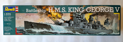 Revell  HMS King George V 1:570 sotalaiva .2003