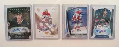 Sebastian Aho Jersey, Patch & Signature kortteja alk. 5€/kpl