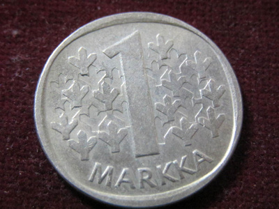1 markka 1980