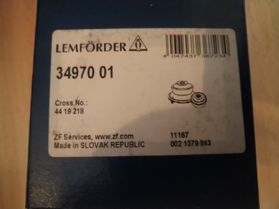 Nissan, Opel, Renault Tukivarrenhela Lemförder 3497001