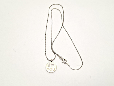 Thomas Sabo i love you kaulakoru hopea 925