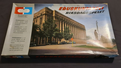 VINTAGE Lautapeli - EDUSKUNTAPELI  ( Kuvataide )