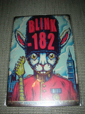 bändi peltitaulu Blink-182