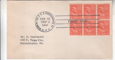 USA FDC 1941 presidenttejä sarjaa