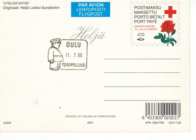 Postikortti Erikoisleima Oulu Toripoliisi