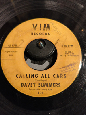 DAVEY SUMMERS,VIM 101