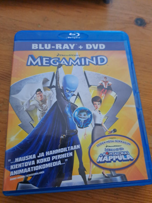 Megamind Blu-Ray+DVD uudenveroinen