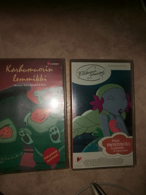 VHS videokasetti Pieni Merenneito & Karhumuori, 2 kpl