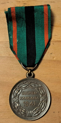SUOMALAINEN MITALI MINULLE TUNTEMATON