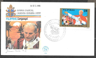 Filippiinit - Paavin vierailu 21.2.1981