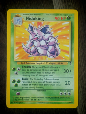 Pokemon kortti Nidoking Legendary Collection rare