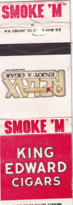 King Edward Cigars,smoke`M  . USA b635