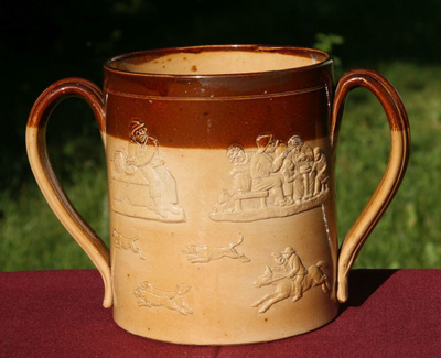 Doulton Lambeth Stoneware tuoppi,  haarikka