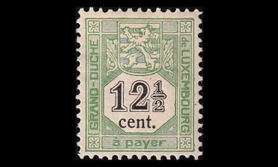 Luxemburg P-3 * Porto 12½ C (1907)