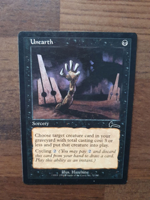 Magic the Gathering Unearth