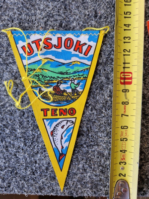 Utsjoki Teno vintage pieni matkailuviiri