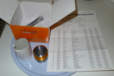 Daiwa Aird 2500SH laatikko ja Aird 3000SH puola