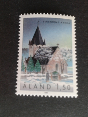 åland 1989 finströmin kirkko**