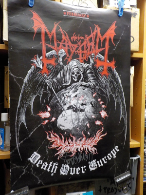 MAYHEM DEATH OVER EUROPE JULISTE KAHDELLA NIMMARILLA