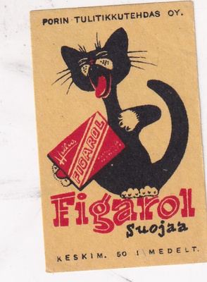Figarol suojaa, musta kissa  ,  e47