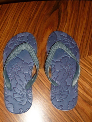 Siniset varvastossut flipflops kokoa 32/33 sisämitta 20,5cm