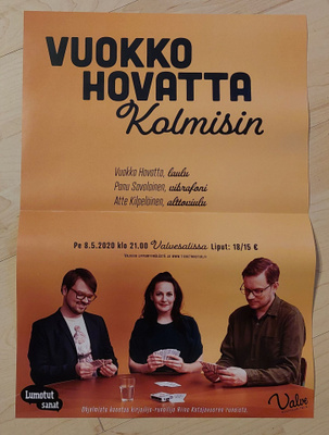 Vuokko Hovatta / Ultra Bra : Juliste